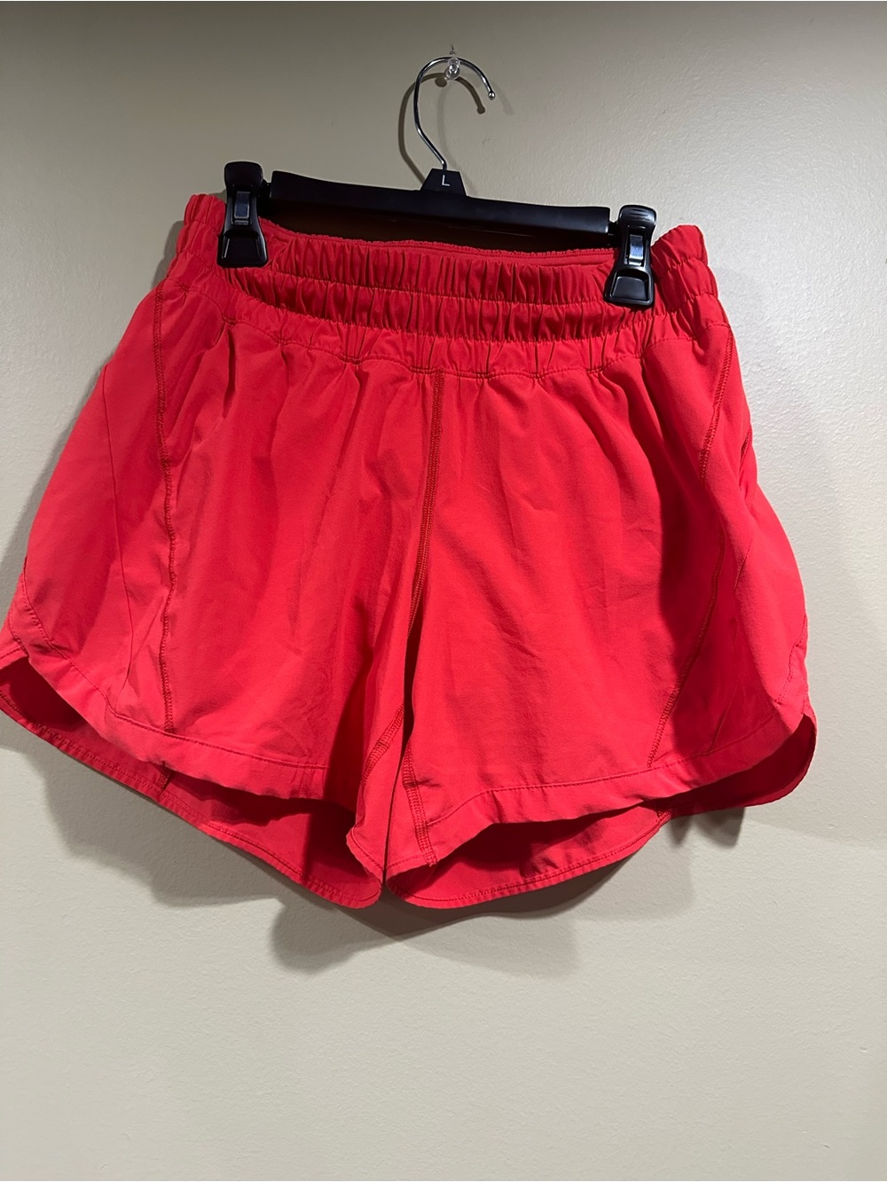 lululemon athletica Bright Red Athletic Shorts